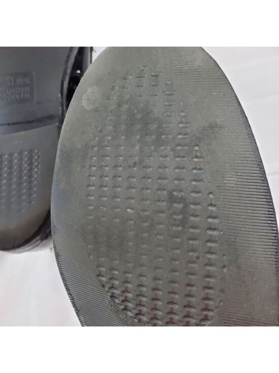 Bates High Gloss Black Oxford Dress Shoes Military Duty Mens 9.5E Vibram Leather main image 4